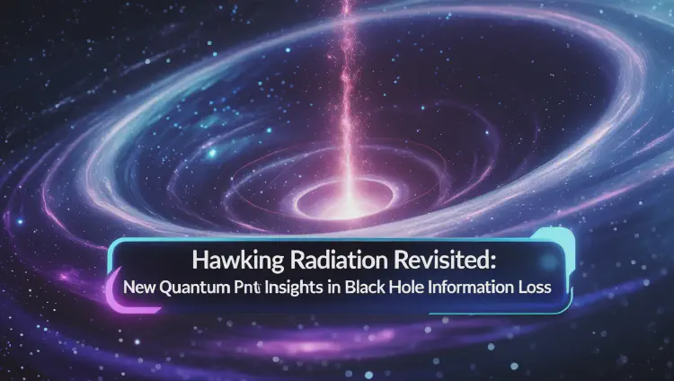 Hawking Radiation Revisited: New Quantum Insights into Black Hole Information Loss