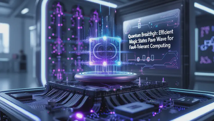 Quantum Breakthrough: Efficient Magic States Pave the Way for Fault-Tolerant Computing