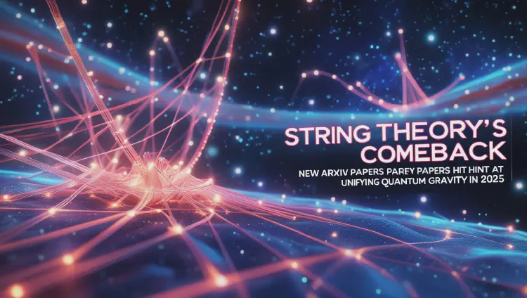 String Theory’s Comeback: New arXiv Papers Hint at Unifying Quantum Gravity in 2025