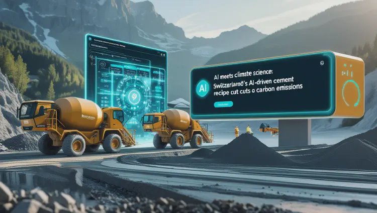 AI Meets Climate Science: Switzerland’s AI-Driven Cement Recipe Cuts Carbon Emissions