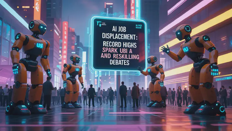 AI Job Displacement: Record Highs Spark UBI and Reskilling Debates