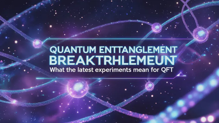 Quantum Entanglement Breakthrough: What the Latest Experiments Mean for QFT