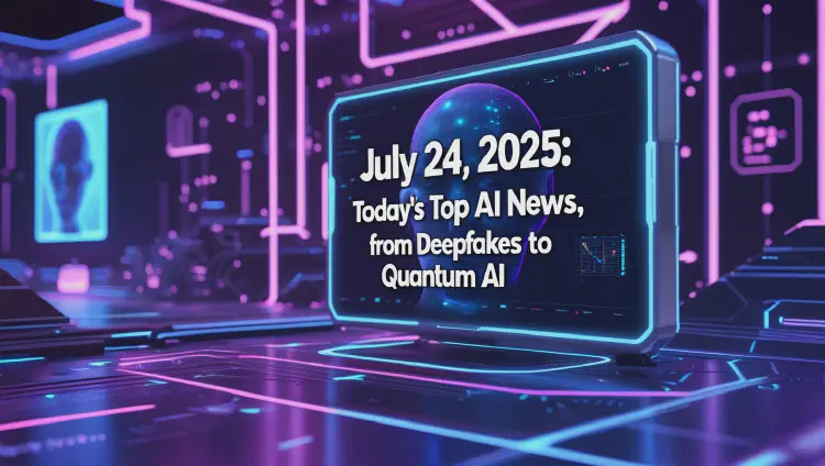 July 24, 2025: Today’s Top AI News, From Deepfakes to Quantum AI