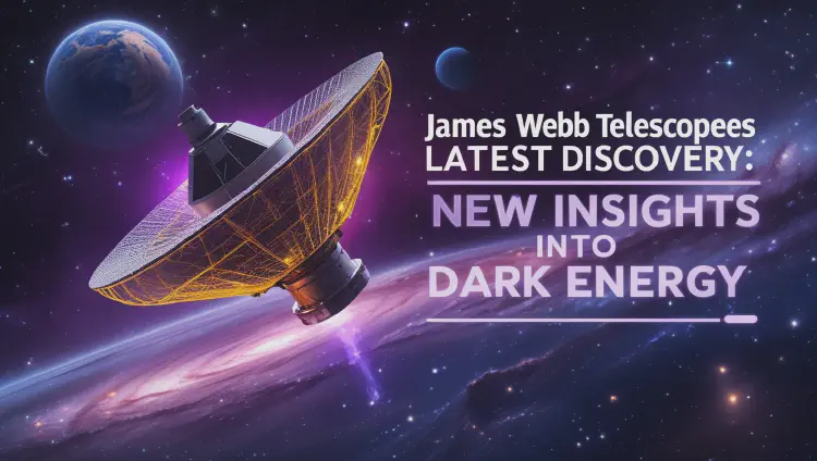 James Webb Telescope’s Latest Discovery: New Insights into Dark Energy